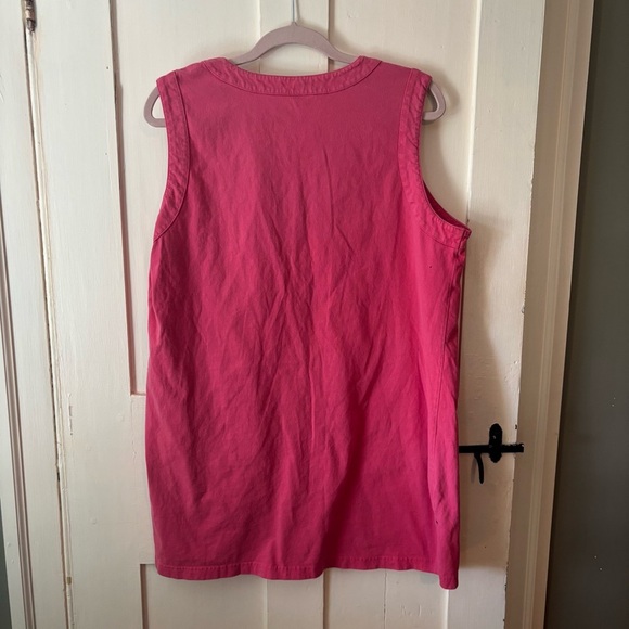 Lands' End Pink Tunic Dress or Swim cover up - Picture 2 of 3